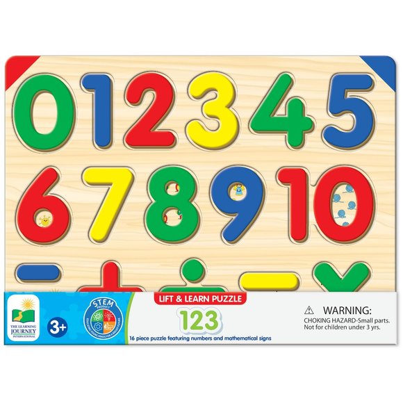 Learning Journey Lift & Learn 123 Number Puzzle - Picture 1 of 15